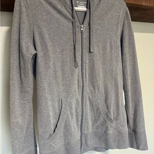 Gray Zip-Up Hoodie
